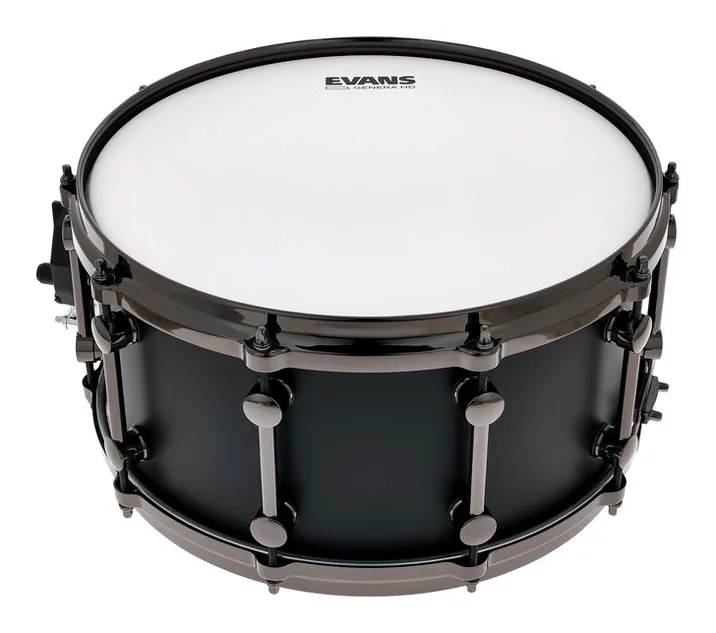 Varus 14"x07" Morpheus Snare Black, vista frontale, photo 4