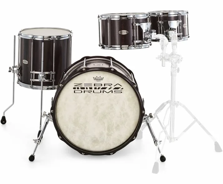 Zebra Drums Studio London Plane Tree Set, vista dall'alto, photo 2