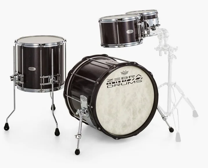 Zebra Drums Studio London Plane Tree Set, dettaglio ravvicinato, photo 3
