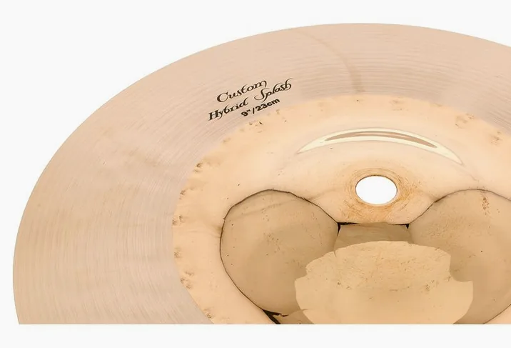 Zildjian 09" K-Custom Hybrid Splash, su sfondo neutro, photo 4