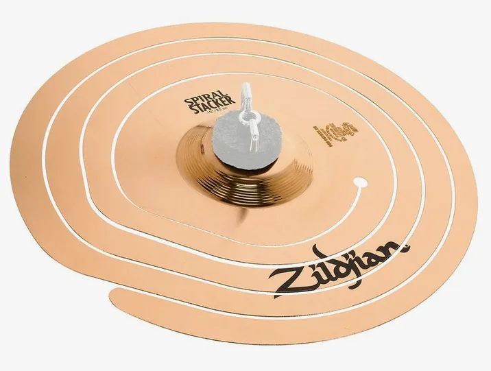 Zildjian 10" FX Spiral Stacker, di fronte su sfondo neutro