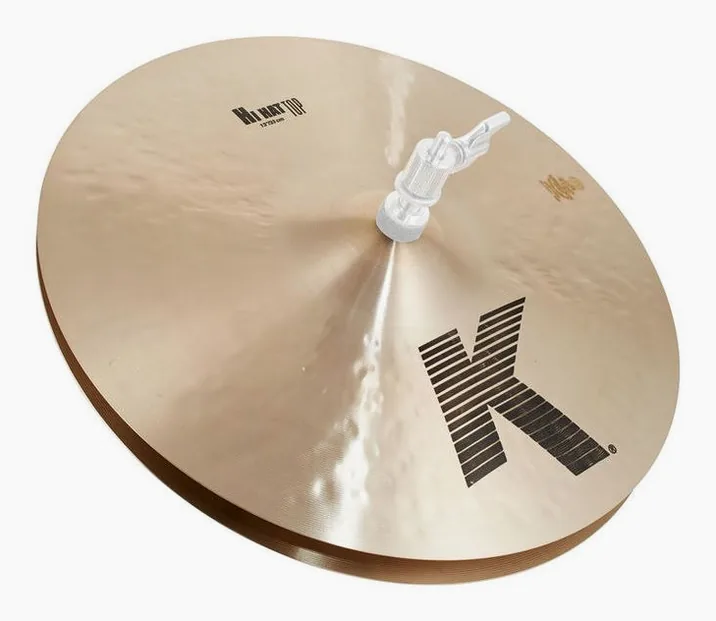 Zildjian 13" K-Series Hi-Hat, di fronte su sfondo neutro
