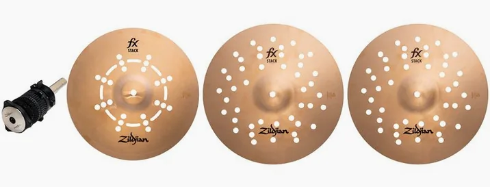Zildjian 14" FX Stack Cymbals, vista frontale