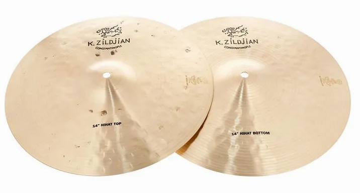 Zildjian 14" K' Constantinople Hi-Hat, vista di tre quarti, photo 2