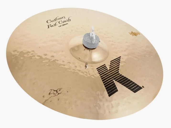 Zildjian 14" K-Custom Fast Crash, vista frontale