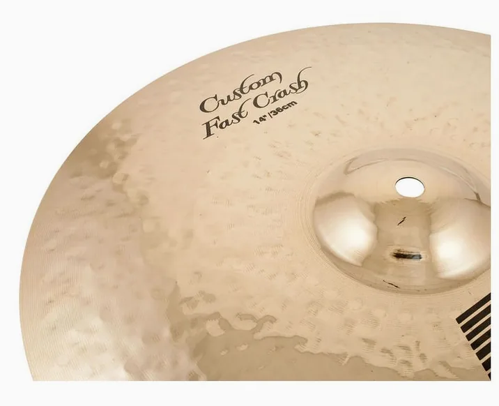 Zildjian 14" K-Custom Fast Crash, vista frontale, photo 3