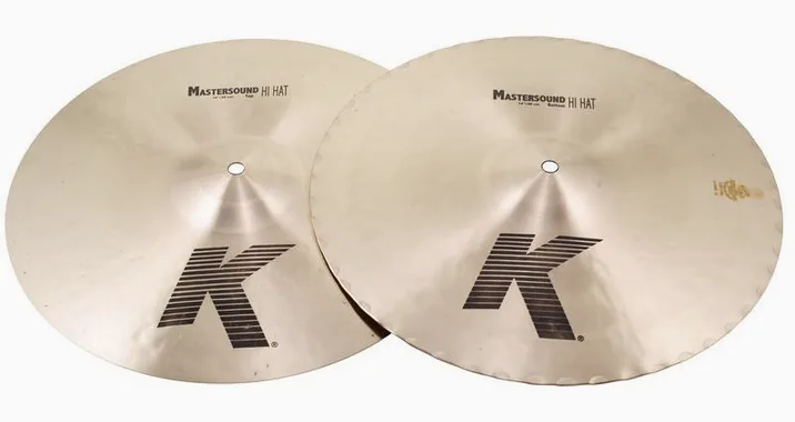 Zildjian 14" K-Series Mastersound HH, su sfondo neutro