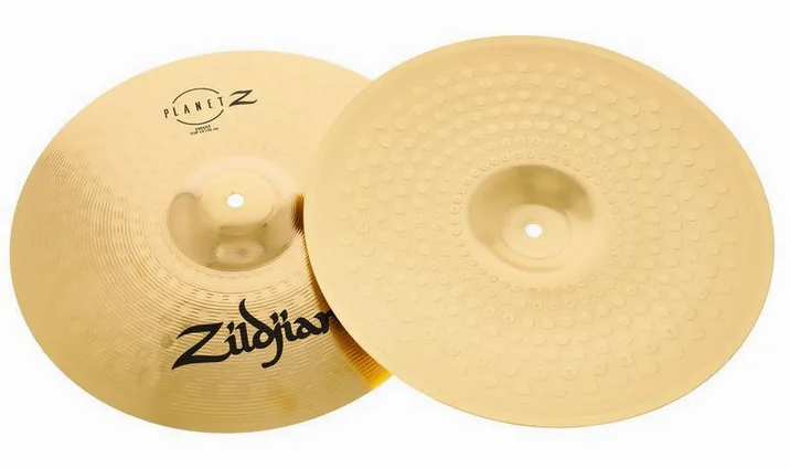 Zildjian 14" Planet Z Hi-Hat, vista di tre quarti, photo 3