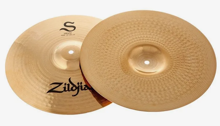 Zildjian 14" S Series Medium Hi-Hat, su sfondo neutro, photo 3