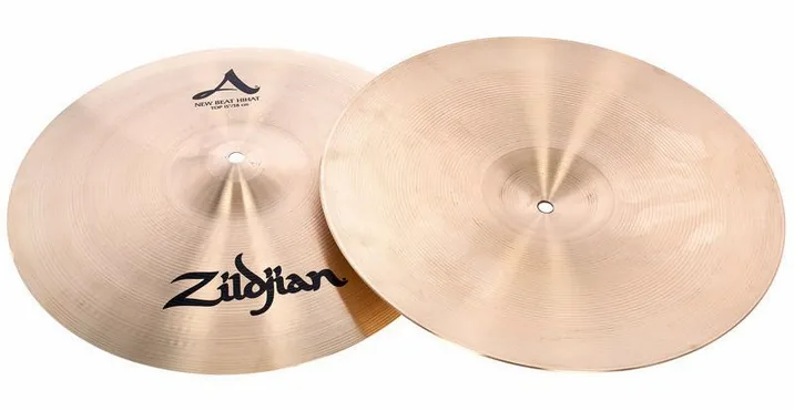 Zildjian 15" A-Series New Beat Hi-Hat, su sfondo neutro, photo 3