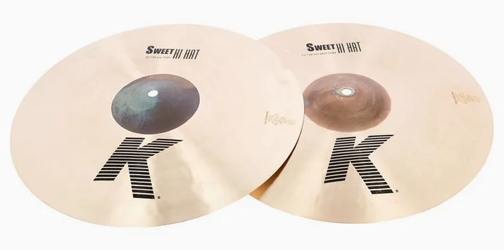 Zildjian 15" K Sweet Hats, su sfondo neutro, photo 2