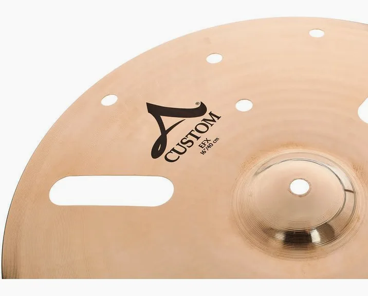 Zildjian 16" A-Custom EFX, su sfondo neutro, photo 3