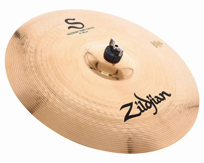 Zildjian 16" S Series Medium Thin Crash, vista frontale