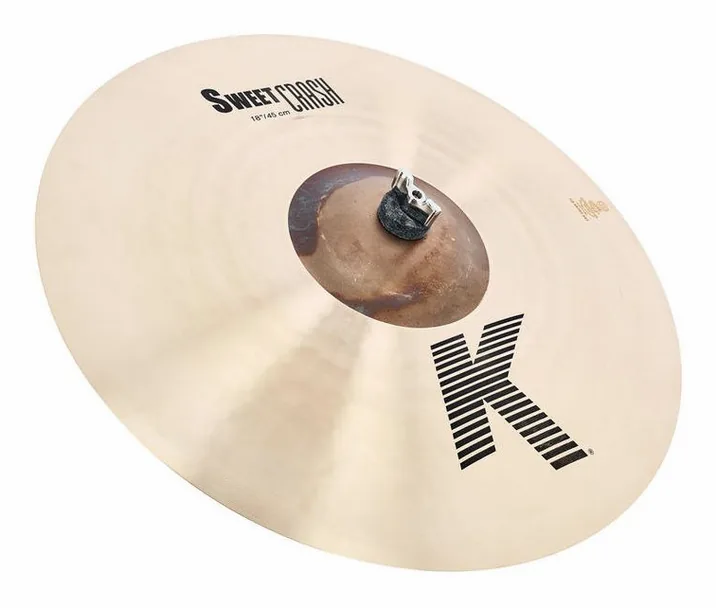 Zildjian 18" K Sweet Crash, di fronte su sfondo neutro