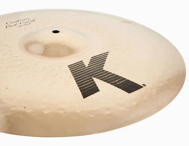 Zildjian 18" K-Custom Fast Crash, su sfondo neutro, photo 3