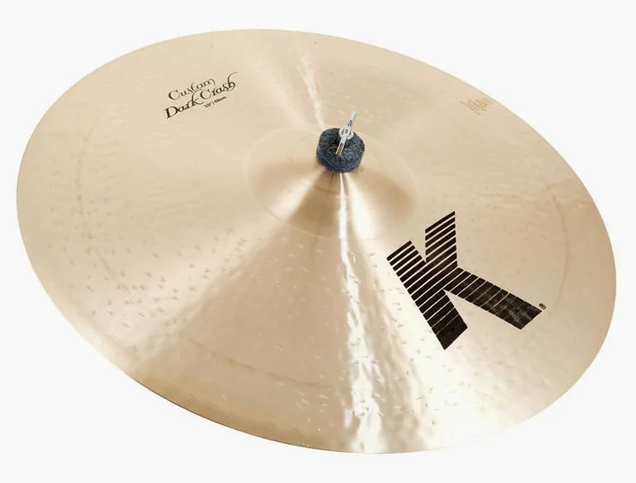 Zildjian 19" K-Custom Dark Crash, vista frontale