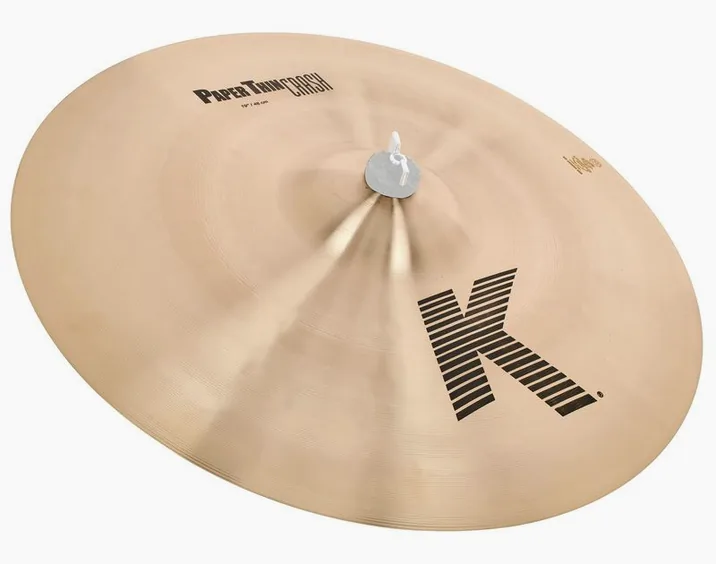 Zildjian 19" K-Series Paper Thin Crash, su sfondo neutro