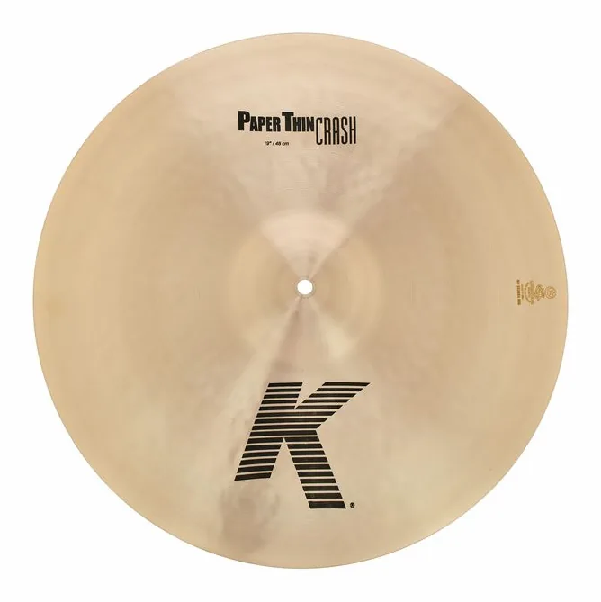 Zildjian 19" K-Series Paper Thin Crash, vista dall'alto, photo 2