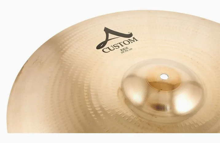 Zildjian 20" A-Custom Ride, vista di tre quarti, photo 4