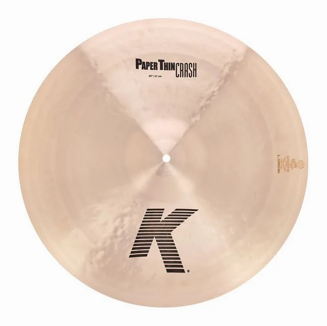 Zildjian 20" K-Series Paper Thin Crash, vista frontale, photo 2