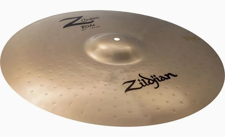 Zildjian 20" Z Custom Ride brilliant, di fronte su sfondo neutro