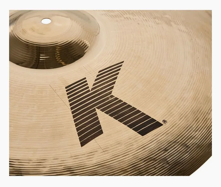 Zildjian 21" K Series Crash Ride, vista di lato, photo 3