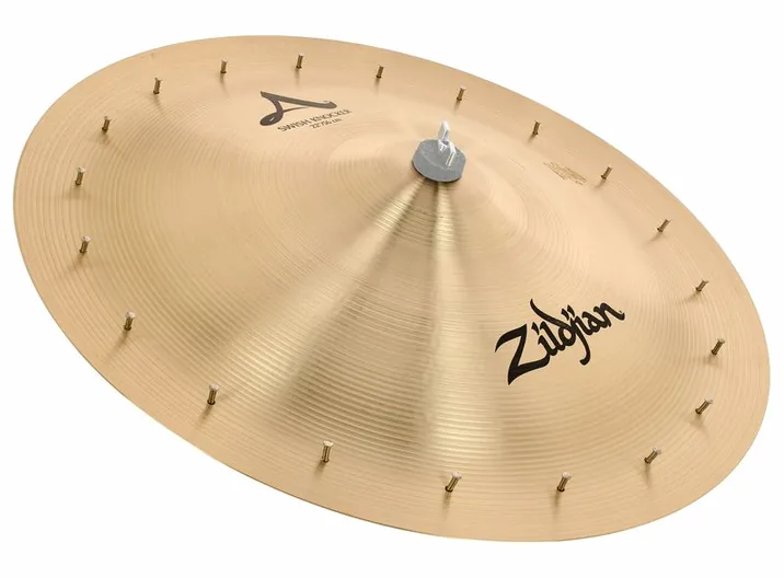 Zildjian 22" Swish Knocker with Rivets, di fronte su sfondo neutro