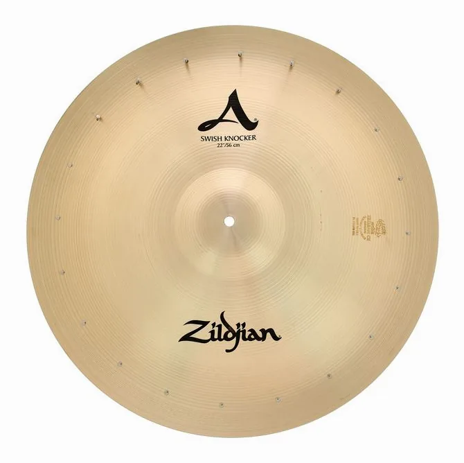 Zildjian 22" Swish Knocker with Rivets, vista di lato, photo 2