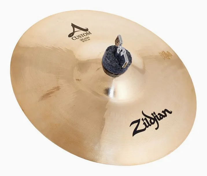 Zildjian 10" A-Custom Splash, di fronte su sfondo neutro