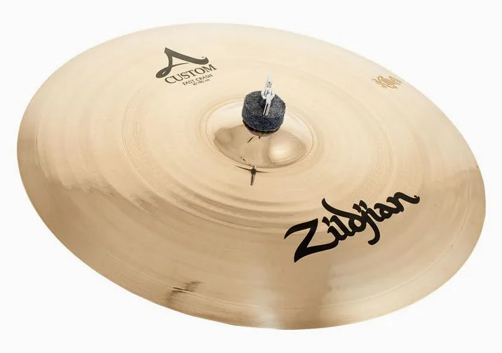 Zildjian 16" A-Custom Fast Crash, di fronte su sfondo neutro