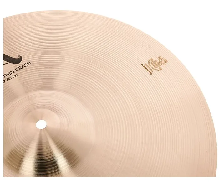 Zildjian 17" A-Series Medium Thin Crash, dettaglio ravvicinato, photo 4