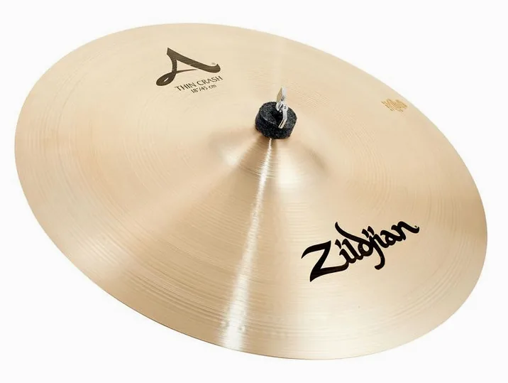 Zildjian 18" A-Series Thin Crash, di fronte su sfondo neutro