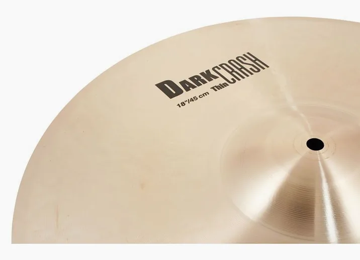 Zildjian 18" K-Series Dark Thin Crash, vista dall'alto, photo 3