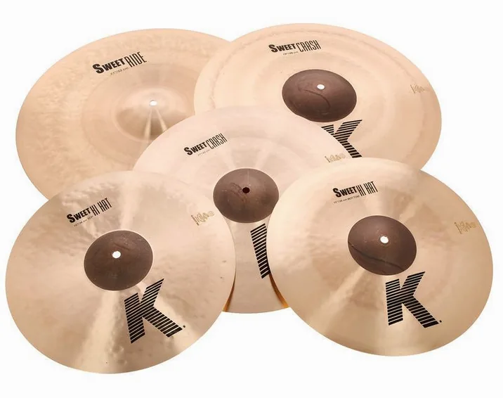 Zildjian K Sweet Cymbal Pack, su sfondo neutro