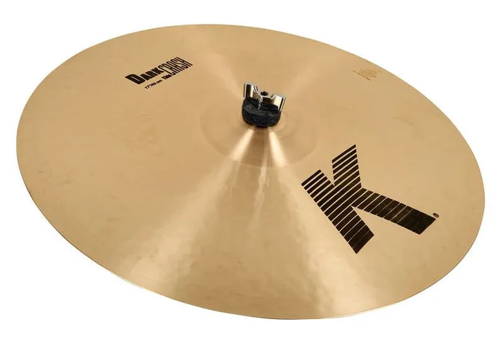 Zildjian 17" K-Series Dark Crash Thin, di fronte su sfondo neutro