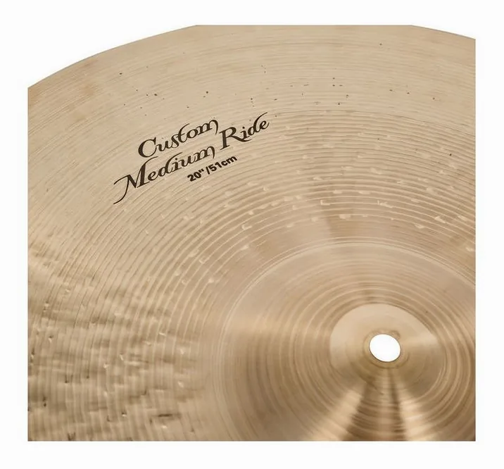 Zildjian 20" K-Custom Medium Ride, vista frontale, photo 4