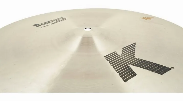 Zildjian 16" K-Series Dark Crash Thin, vista di tre quarti, photo 3