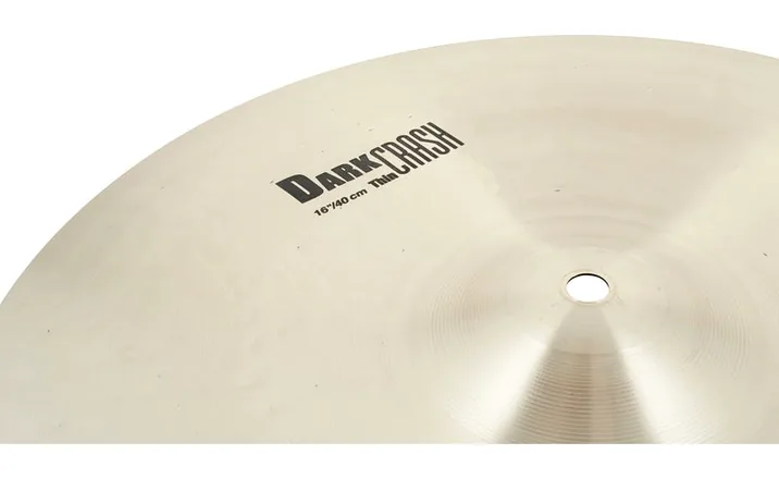 Zildjian 16" K-Series Dark Crash Thin, vista di tre quarti, photo 4
