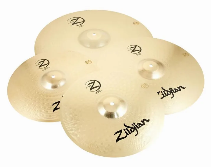 Zildjian Planet Z Standard Cymbal Set, di fronte su sfondo neutro