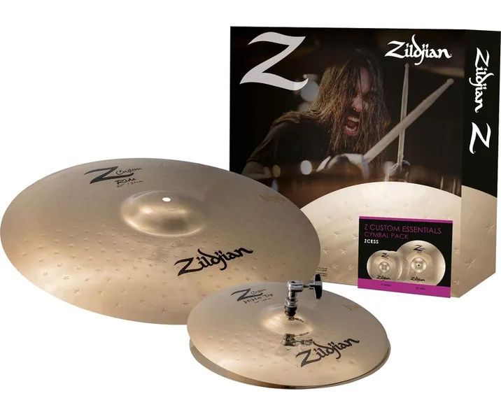Zildjian Z Custom Essentials Cymbal Set, vista frontale