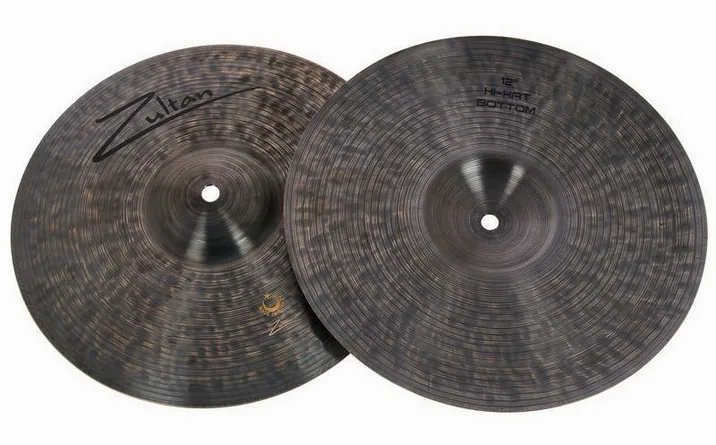 Zultan 12" Hi-Hat Medium Dark Matter, dettaglio ravvicinato, photo 3