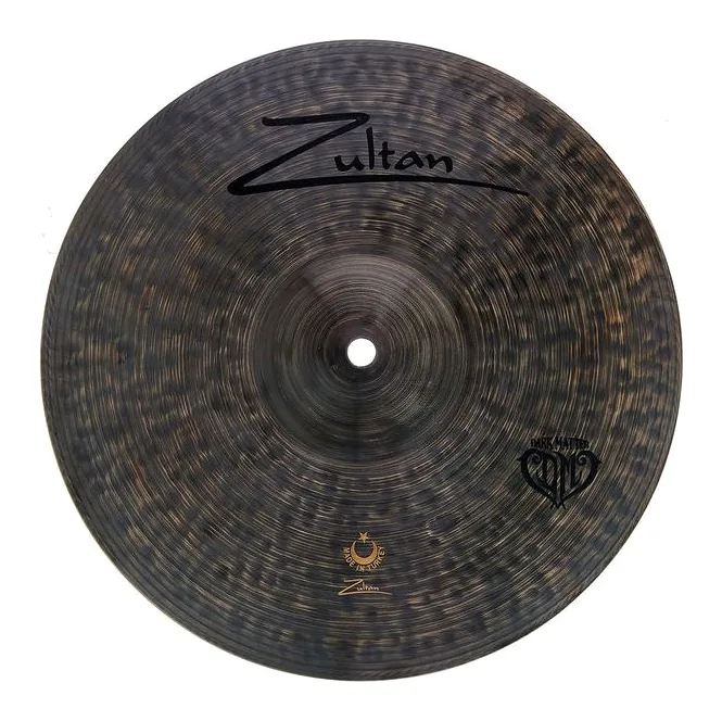Zultan 12" Hi-Hat Medium Dark Matter, dettaglio ravvicinato, photo 4