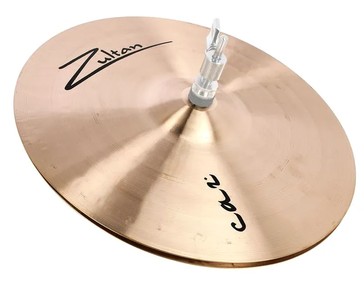 Zultan 13" Caz Hi-Hat, di fronte su sfondo neutro