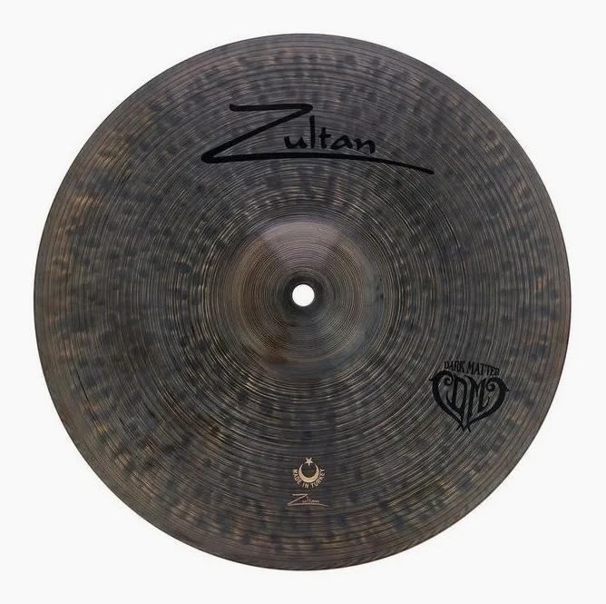 Zultan 13" Hi-Hat Medium Dark Matter, vista frontale, photo 4