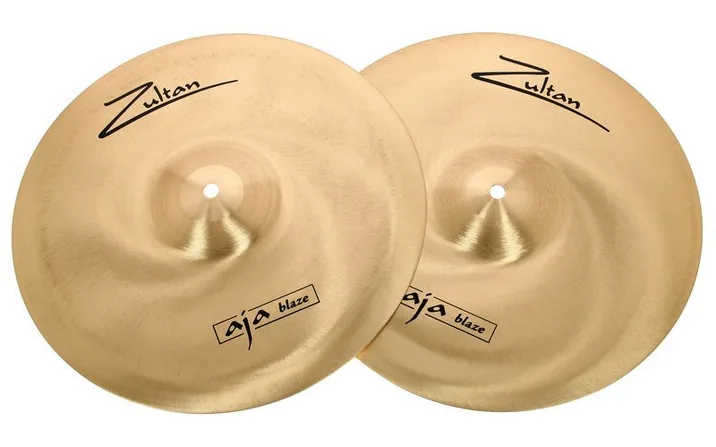 Zultan 14" Aja Blaze Hi-Hat, vista di lato, photo 2