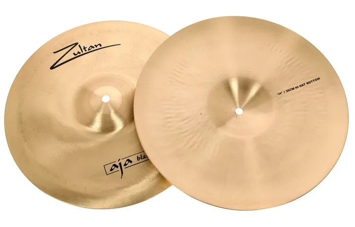 Zultan 14" Aja Blaze Hi-Hat, vista di lato, photo 3