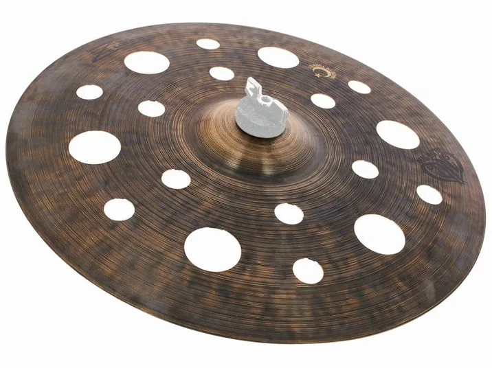 Zultan 14" Dark Matter Splatter Crash, di fronte su sfondo neutro