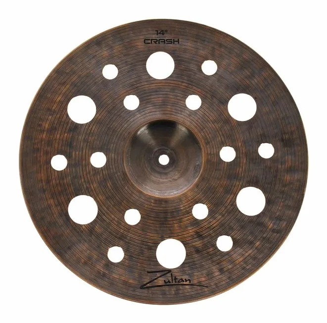 Zultan 14" Dark Matter Splatter Crash, vista di lato, photo 3