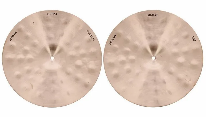 Zultan 14" Dune Hi-Hat, vista di tre quarti, photo 3