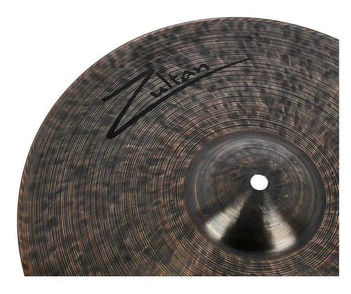 Zultan 14" Hi-Hat "dalge" Dark Matter, vista di tre quarti, photo 4